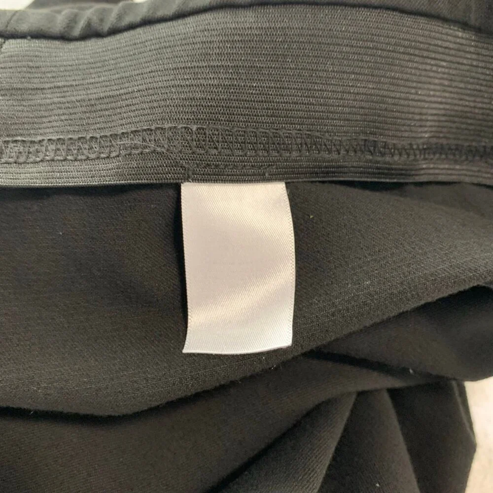 Talbots Black Straight Leg Pull On Dress Pants Plus Size 16W Professional Office